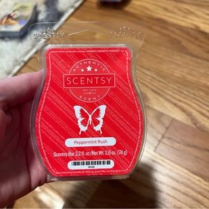 Scentsy peppermint Rush wax bar